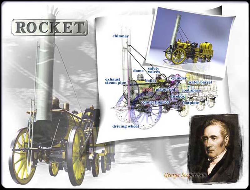 Stephenson's Rocket - Mockup