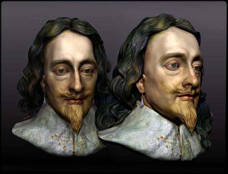 Charles I - views from ZBrush